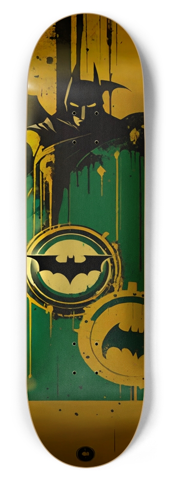 BATWISE - BATS RENDITION COLLECTOR DECK 08 8-3/4 Inch Skateboard