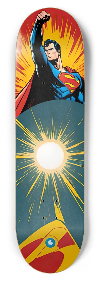 BATWISE - SUPES RENDITION COLLECTOR DECK 01 8-3/4 Inch Skateboard