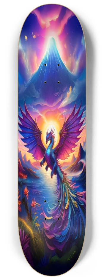 Colorful Dragon Series #2 8-1/4 Skateboard Deck