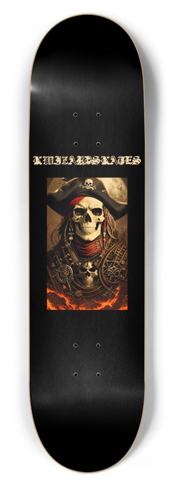PRO PIRATE SKULL 8-1/2 Skateboard Deck