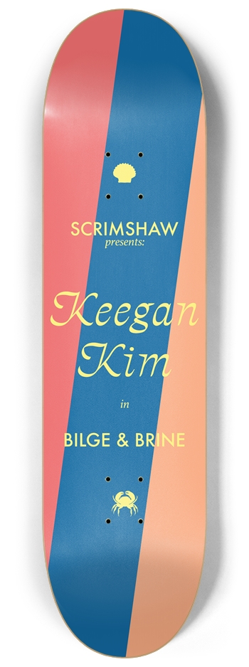 8.25 Keegan Kim Candy 8-1/4 Skateboard Deck