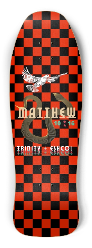 Matt 10:16 Red Deck Shredder Shape