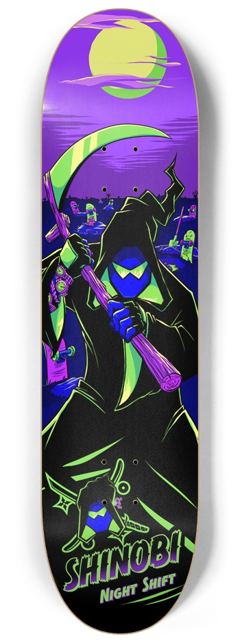Night Shift 8-1/4 Skateboard Deck