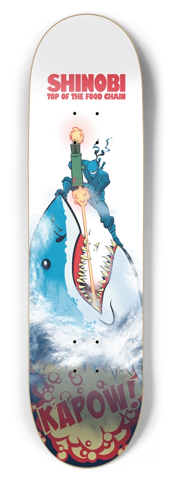 Top of the Food Chain - 8.5 Inch 8-1/2 Skateboard Deck