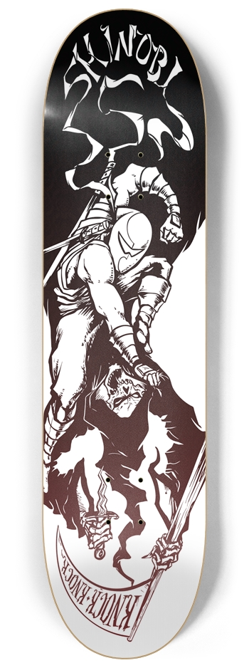 Shinobi Comes Knocking - 8.25 Inch 8-1/4 Skateboard Deck