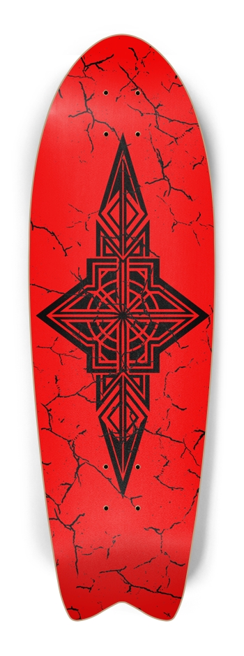 cracked geo Fish Tail