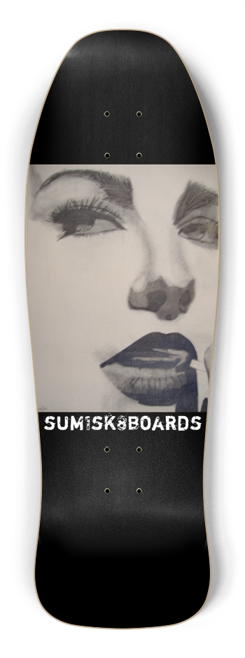 sum1sk8boards face shredder shape board Shredder Shape