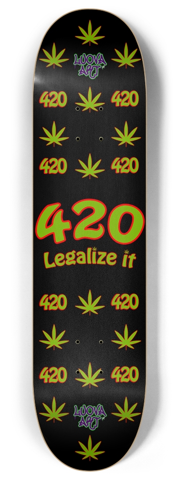 Legalize it 8 Inch Skateboard Deck