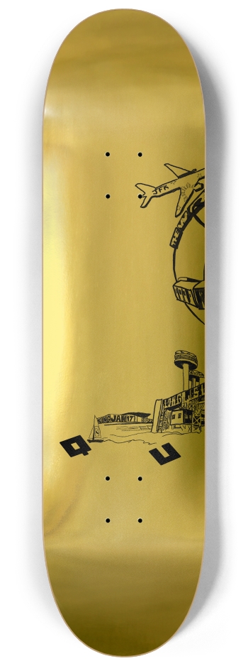 Queens Skateboard Series #1 8-1/4 Skateboard Deck