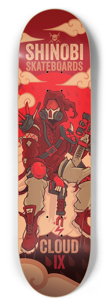 CLOUD IX - 8.5 Inch 8-1/2 Skateboard Deck