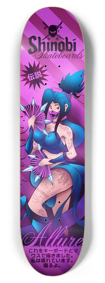 Allure - 7.87 Inch 7-7/8 Skateboard Deck