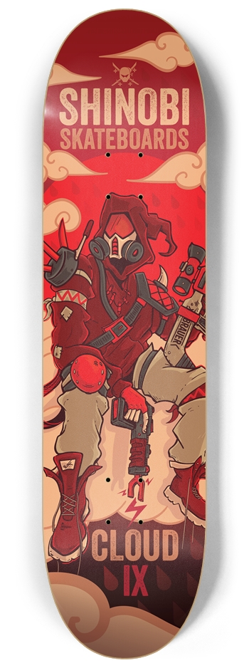 CLOUD IX - 8.25 Inch 8-1/4 Skateboard Deck