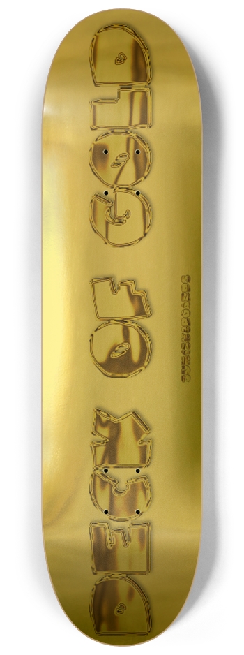 sum1sk8boards deck of gold 8 1/4