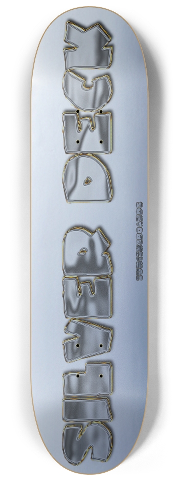sum1sk8boards silver 8 1/4