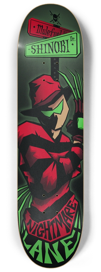 Nightmare Lane 8-1/4 Skateboard Deck