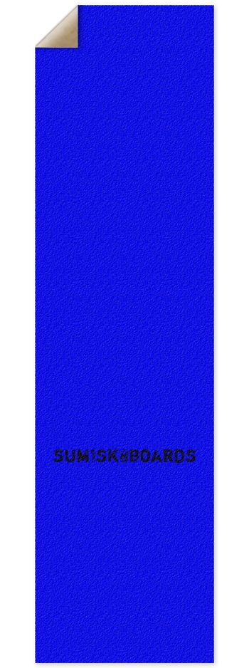 sum1sk8boards logo blue griptape 9 x 33