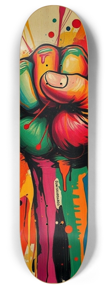 sum1sk8boards fist 8 inch board