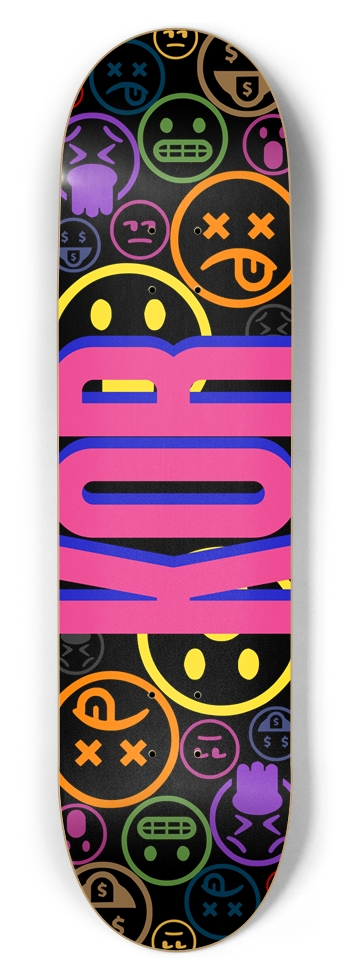 Happy Happy 8-1/2 Skateboard Deck