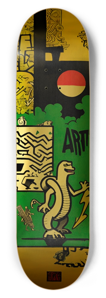 BIGGIE GODZILLA DECK 06 8-3/4 Inch Skateboard