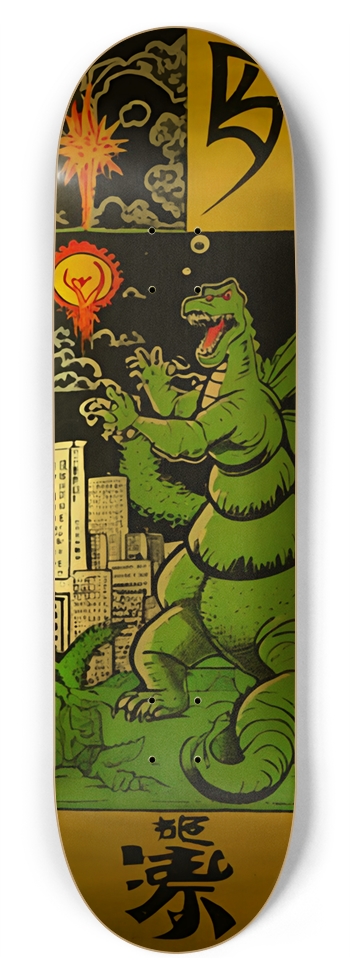 BIGGIE GODZILLA DECK 010 8-3/4 Inch Skateboard