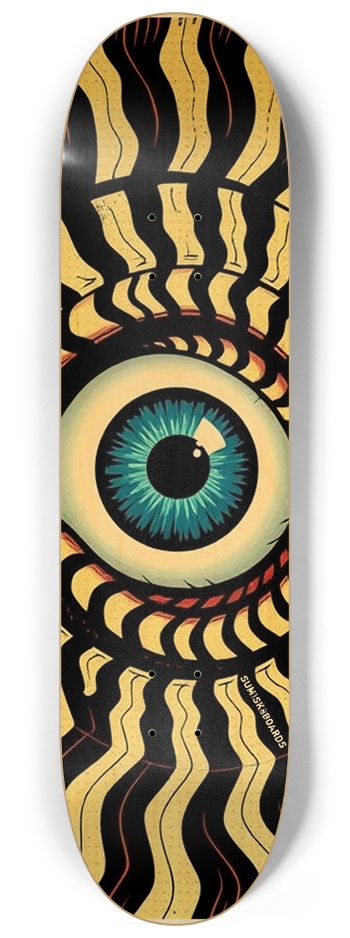 sum1sk8boards eyeball spiral 8 1/4 board
