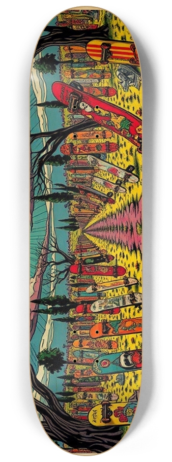 sum1sk8boards skateboard graveyard 8 1/4 board