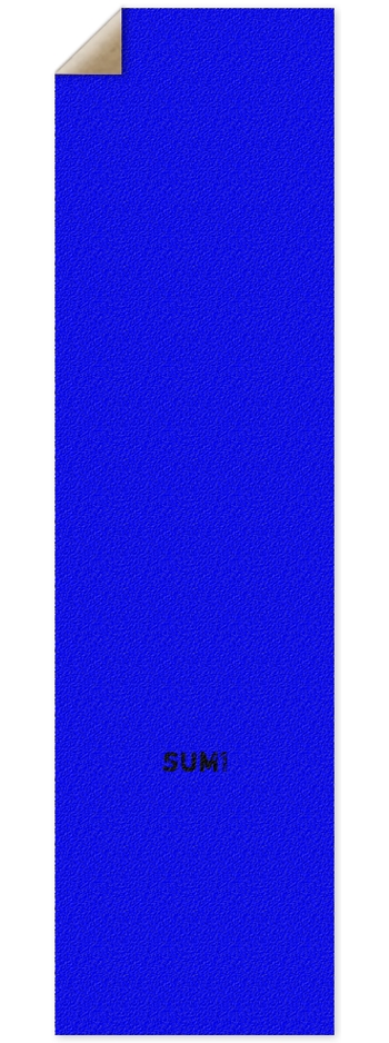 sum1sk8boards logo blue griptape 9 x 33