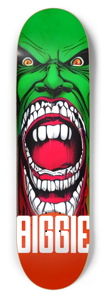 BIGGIE GREEN GOBLIN DECK 01 8-3/4 Inch Skateboard