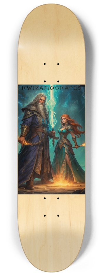 PRO WIZARD AND WITCH 8-1/4 Skateboard Deck