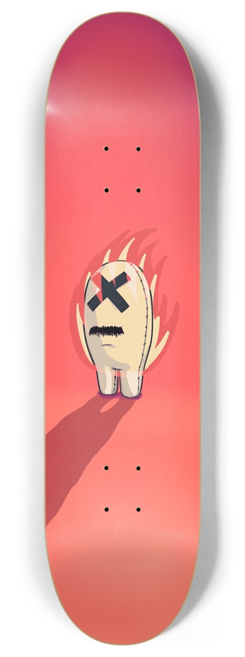McStache 8 Inch Skateboard Deck
