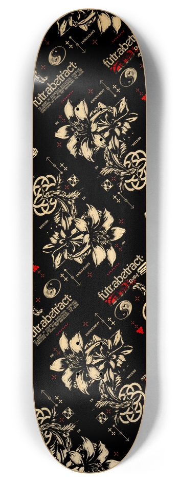 BLOOM V2 :: 8” WOOD FINISH DECK LE 33 8 Inch Skateboard Deck