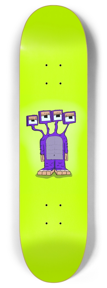 Furquake 8 Inch Skateboard Deck