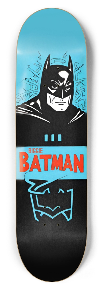 BIGGIE X BATWISE BAMBOO BATS DECK 01 8-3/4 Inch Skateboard