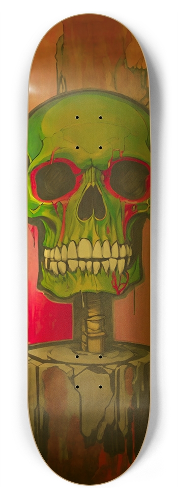 BIGGIE X ROTTEN SKULL DECK 01 8-3/4 Inch Skateboard