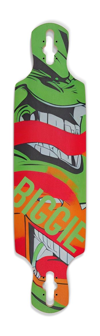 WOMBO X BIGGIE BROMO BRO DECK 03 Drop Through Longboard
