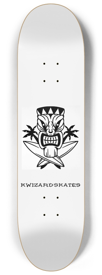 PRO TIKI SURF LOGO 8-1/4 Skateboard Deck