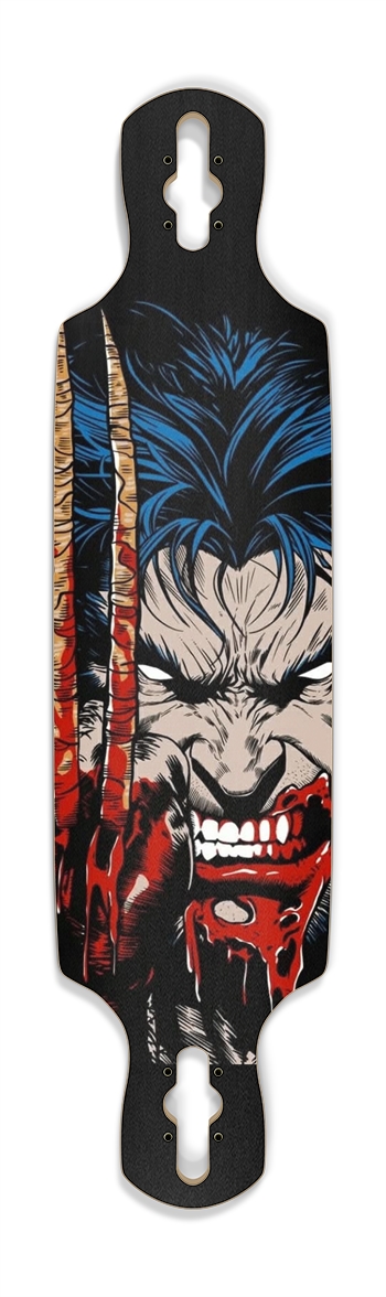 Series 9 ☆ Wolvie Bezerk Longboard Drop Through Longboard