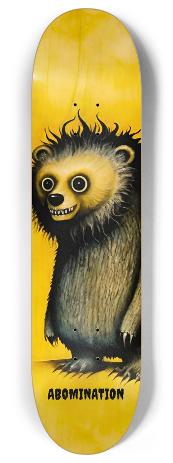 ABOMINATION DEVIL BEAR 02 8 Inch Skateboard Deck