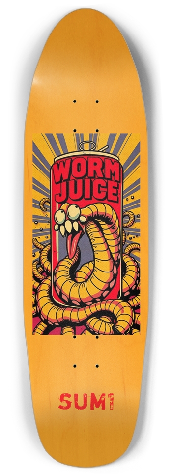 sum1sk8boards worm juice punk nose pool board Punk Nose Pool Shape