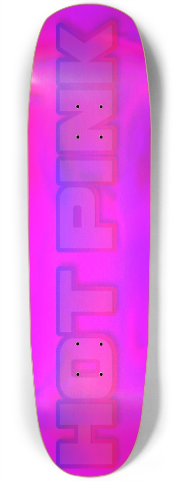 sum1sk8boards hot pink square nose board