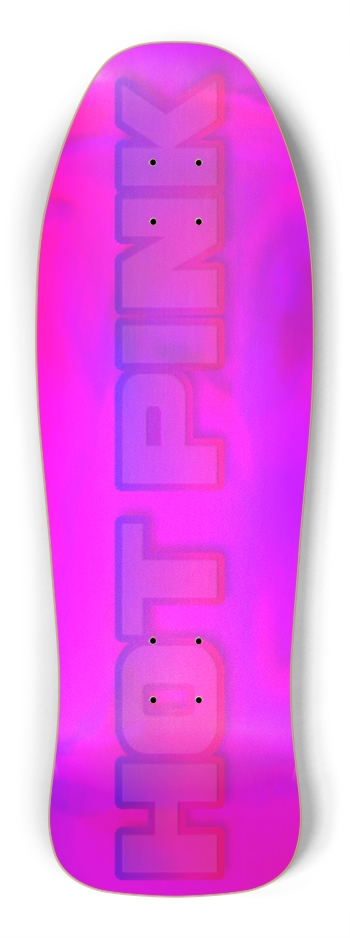 sum1sk8boards hot pink shredder shape board 
