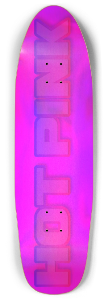 sum1sk8boards hot pink punk nose pool board 