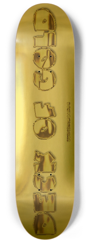sum1sk8boards deck of gold 8 1/4 board 