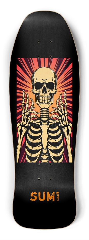 sum1sk8boards what skeleton shredder shape board 