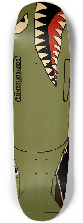 sum1sk8boards bomb square nose board 