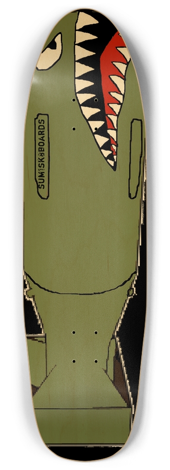 sum1sk8boards bomb punk nose pool board  Punk Nose Pool Shape