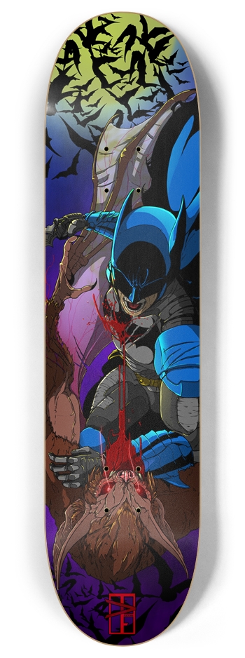 Batman V Manbat 8 Inch Skateboard Deck