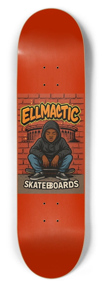 The wall 8-1/2 Skateboard Deck
