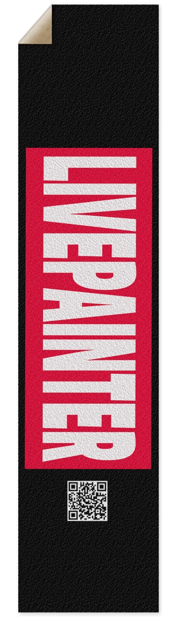 Custom Livepainter Griptape Griptape for Longboards