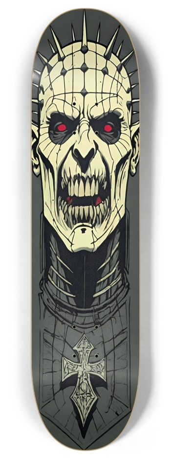 ABOMINATION X HELLRAISER PINHEAD DELUXE DECK 01 8 Inch Skateboard Deck